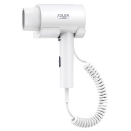 Uscator de par Adler AD2285w, sistem montare pe perete, 3 setari temperatura, viteza 26m/s, 18500 RPM, 2000W