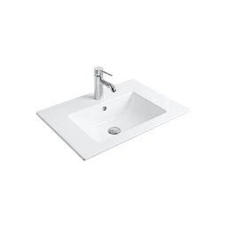 REA-U0786 - Lavoar încastrat DAFNE 47 x 62 cm, ceramică, alb lucios