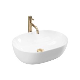 REA-U6022 - Lavoar pentru blat LISA 35x49 cm ceramică/alb lucios