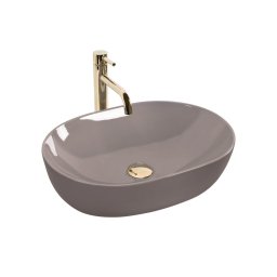 REA-U6380 - Lavoar pentru blat LISA 35x49 cm, ceramică, maro lucios
