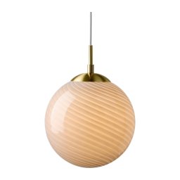 Halo Design 748570 - Lustră pe cablu CANDY, 1xE27/25W/230V, Ø 30 cm, gri/alamă
