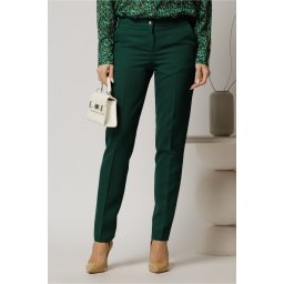 Pantaloni dama conici office verzi