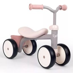 Smoby: Rookie mașinuță fără pedale, cu cadru metalic - albastru-roz