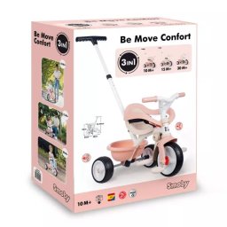 Smoby: triciclu 3 în 1 Be Move Confort cu mâner pentru părinți