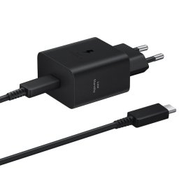 Incarcator retea Samsung super fast charger adapter, 45W, USB Type-C, Low Standby, cablu Type-C (5A) - Black