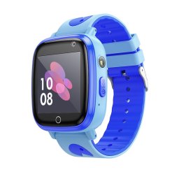 Smartwatch HOCO Y100, pentru Copii, Baterie 400mAh, Bluetooth, Memorie 32Mb+32Mb, Curea silicon Albastru