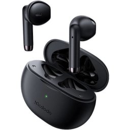 Mcdodo Earbuds Lite Bluetooth Handsfree Căști cu Rezistență la Transpirație și Carcasă de Încărcare Black