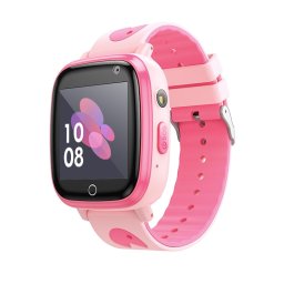 Smartwatch HOCO Y100, pentru Copii, Baterie 400mAh, Bluetooth, Memorie 32Mb+32Mb, Curea silicon Roz