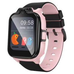 Smartwatch pentru copii Hoco Y104, 4G GPS, WiFi, 700mAh, 1.69” cu functie de apelare Roz