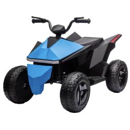 ATV electric pentru copii DLS-X8, cu lumini LED, muzica si Bluetooth, albastru