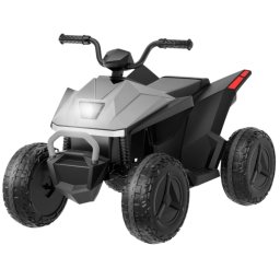 ATV electric pentru copii DLS-X8, cu lumini LED, muzica si Bluetooth, gri