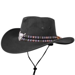 Pălărie cowboy Bizon neagră