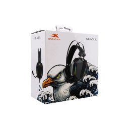 BARACUDA BGH-041B SEAGUL-B Căști de gaming cu fir cu microfon - Negre