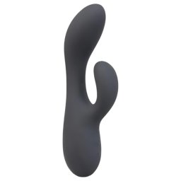 le Wand Soft Rabbit - vibrator cu braț pentru clitoris, 2 motoare, negru