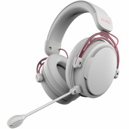 Casti gaming cu microfon NUBI NH1-RG, Over-Ear, Microfon Detasabil, Rose Gold