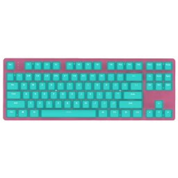 Tastatură Mecanică de gaming NUBI NK87-ICE-ANSI, Blue/Pink