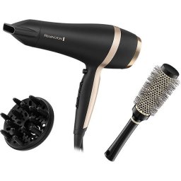 Uscator de par Set uscător de păr Salon Smooth, 2100W, ionizare, 2 viteze, 3 temperaturi, difuzor + perie + geantă