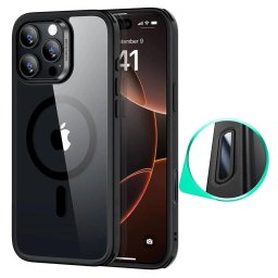 Husa Husa pentru iPhone 16 Pro Max - ESR Classic Hybrid HaloLock - Clear Black