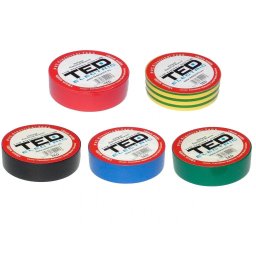 Banda adeziva PVC pentru izolatii electrice, 19 mm x 20 m