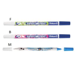 Pic cu rescriere Pelikan Super Pirat, varf F/B/M