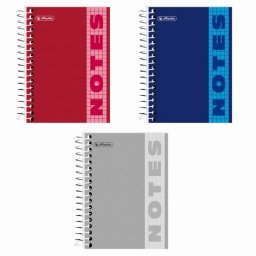 Caiet A6 cu spira 200 file matematica Trend, Herlitz