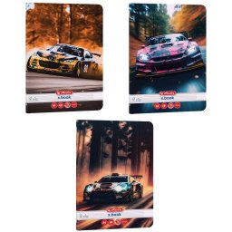 Caiet A4, 60 file, Herlitz Race Cars, hartie 70 g/mp, FSC