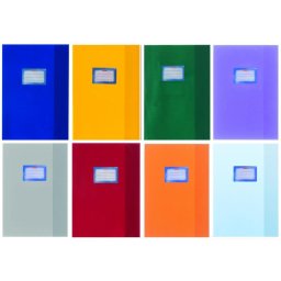 Coperta caiet A4 color cu eticheta, Herlitz