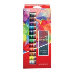 Tempera 12 culori 12 ml Daco