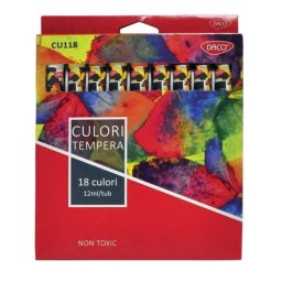 Tempera 18 culori Daco