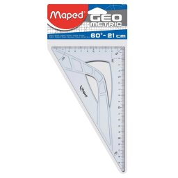 Echer 60°, ipotenuza 21cm, Maped Start