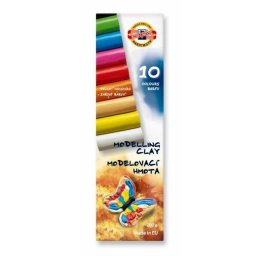 Plastilina 10 culori, 200g, Koh-I-Noor
