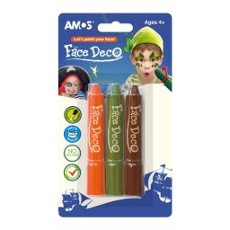 Culori pentru piele set 3 culori Pirat, Amos
