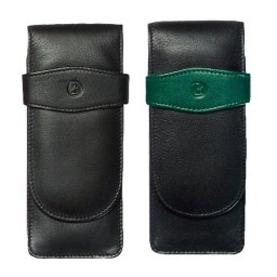 Etui piele naturala pentru trei instrumente de scris, Pelikan