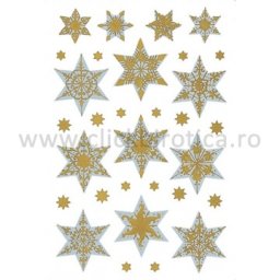 Abtibild decor in relief cu stelute, Herma