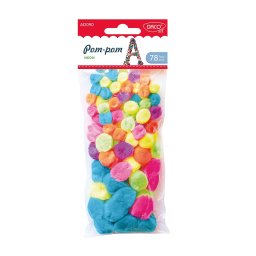 Accesorii craft Pom-Pom neon, Daco