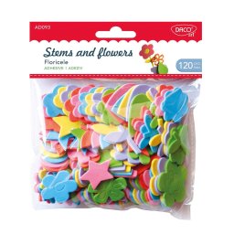 Accesorii craft Floricele spuma autoadeziva, Daco