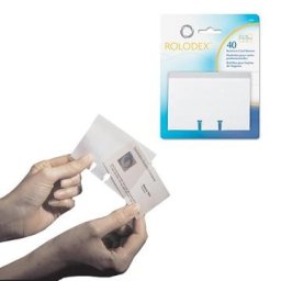 Rezerve pentru modelele cu carti de vizita, 40 folii/ set, Rolodex