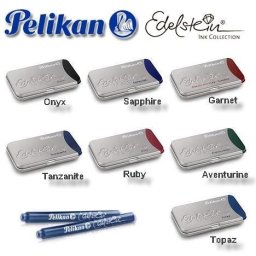 Set 6 rezerve de cerneala Edelstein in cutie metalica