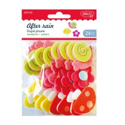 Accesorii craft Dupa ploaie, fetru autoadeziv, Daco