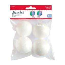 Accesorii craft Bile polistiren 60mm, Daco