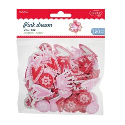 Accesorii craft Visul roz, spuma autoadeziva, Daco