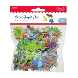 Accesorii craft Croco-Tigro-Zoo, spuma autoadeziva, Daco