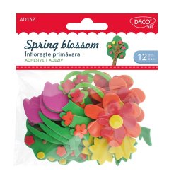 Accesorii craft Infloreste primavara, spuma autoadeziva, Daco