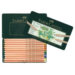 Creioane colorate Pastel Pitt 12 culori Faber-Castell