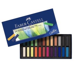 Creioane colorate Pastel Soft Mini 24 culori Faber-Castell
