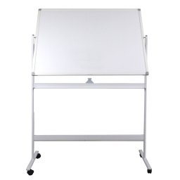 Tabla magnetica mobila, dubla fata, 120x180 cm, Optima