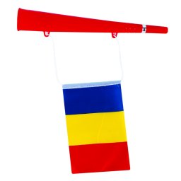 Vuvuzea cu steag Romania, 36 cm