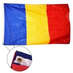 Steag Romania 150 x 90 cm, exterior/interior, cu capse