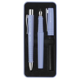 Set cadou stilou+pix Faber-Castell Poly Ball, lila iris