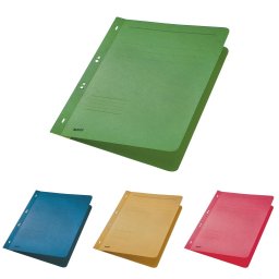 Dosar carton color cu capse, coperta 1/1, 250 g/mp, Leitz
